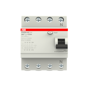 ABB 4P 25A 30MA AC-TYPE FEJLSTRØMSAFBRYDER